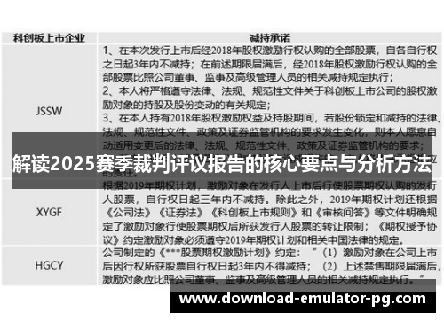 解读2025赛季裁判评议报告的核心要点与分析方法